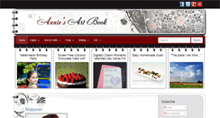 Desktop Screenshot of anniesartbook.com