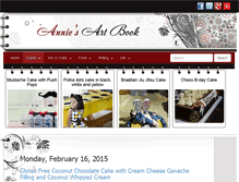 Tablet Screenshot of cakes.anniesartbook.com